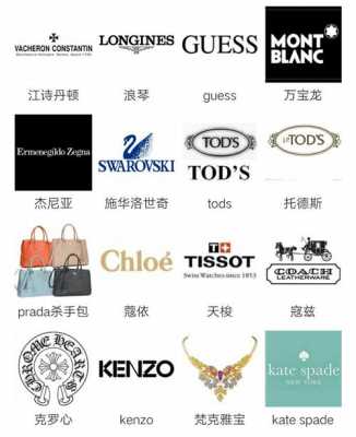 轻奢侈品牌logo图片（轻奢品牌logo及中文名）